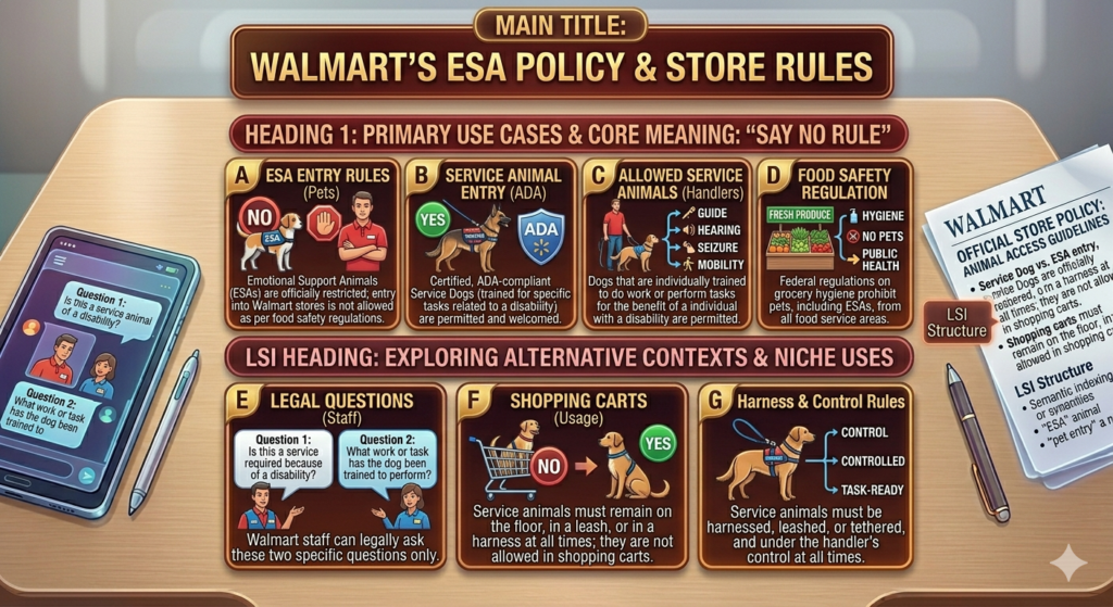 Walmart's ESA Rules
